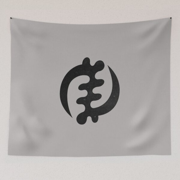 Item preview, Ghanaian Folkloric symbol, "Gye Nyame", African artwork, Black art, Tribal artistry designed and sold by Afrocarribe.