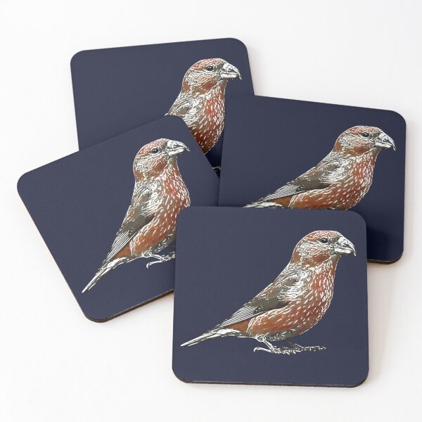 Item preview, Parrot Crossbill White Alternate Design  designed and sold by designsasstultd.