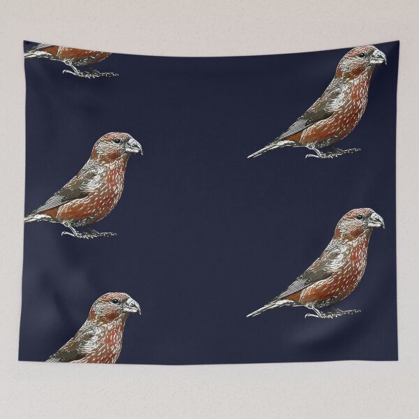 Item preview, Parrot Crossbill White Alternate Design  designed and sold by designsasstultd.