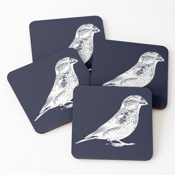 Item preview, Parrot Crossbill White Design  designed and sold by designsasstultd.