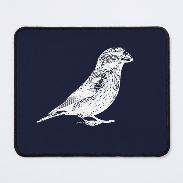 Item preview, Parrot Crossbill White Design designed and sold by designsasstultd.