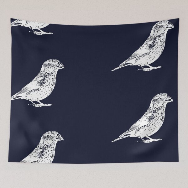 Item preview, Parrot Crossbill White Design  designed and sold by designsasstultd.