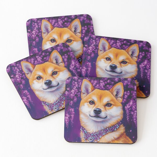 Item preview, Shiba And Jacaranda designed and sold by Nocturne  Paws.