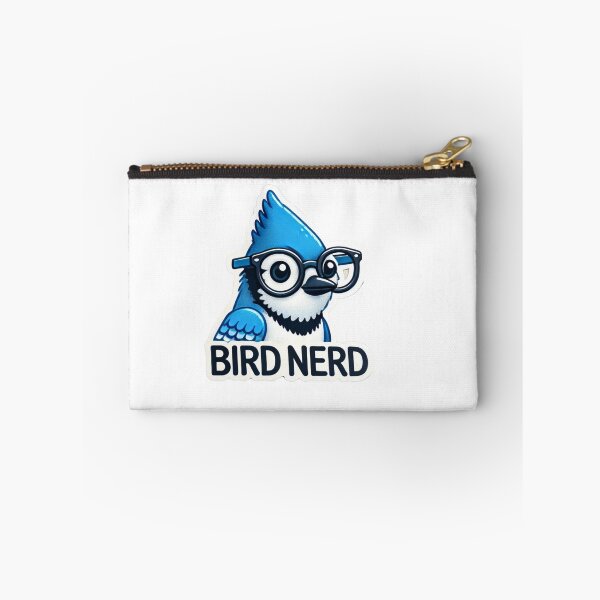 Item preview, Bird Nerd Blue Jay with glasses designed and sold by BrinaandPops.