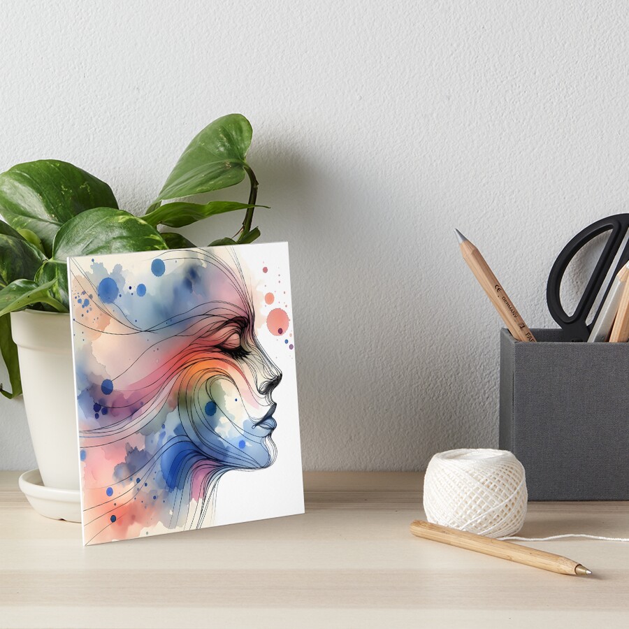 Item preview, Art Board Print designed and sold by VisualNomadClub.