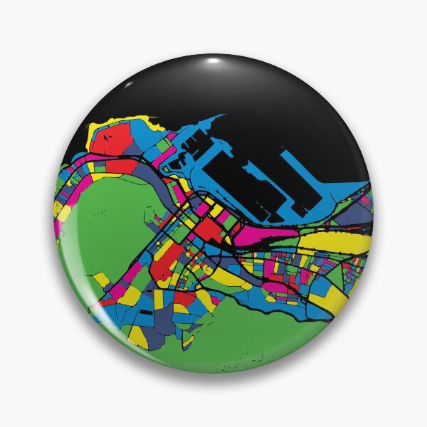 Artikelvorschau, Kapstadt Pop Art Südafrika Stadtplan entworfen und verkauft von Stadify.