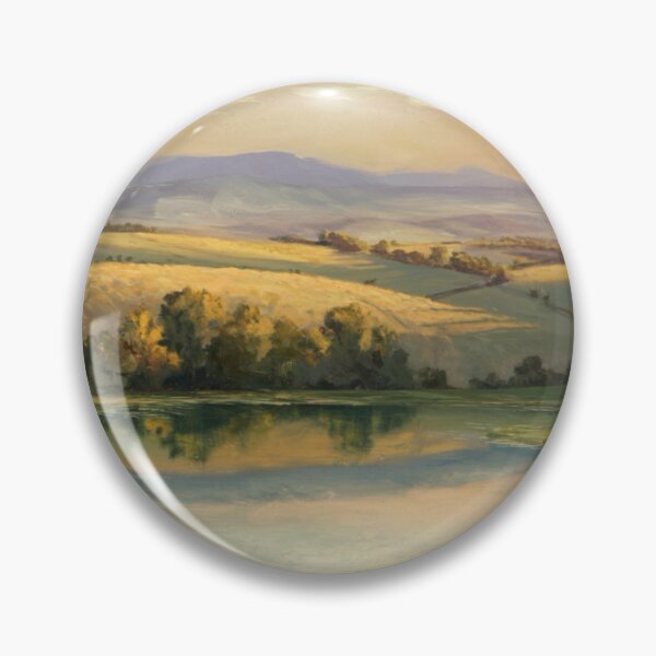Item preview, French Idyllic Countryside Landscape at Dawn. Art By Carraann  designed and sold by CARRAANN.