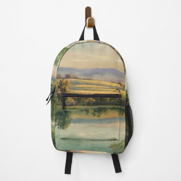 Item preview, French Idyllic Countryside Landscape at Dawn. Art By Carraann designed and sold by CARRAANN.