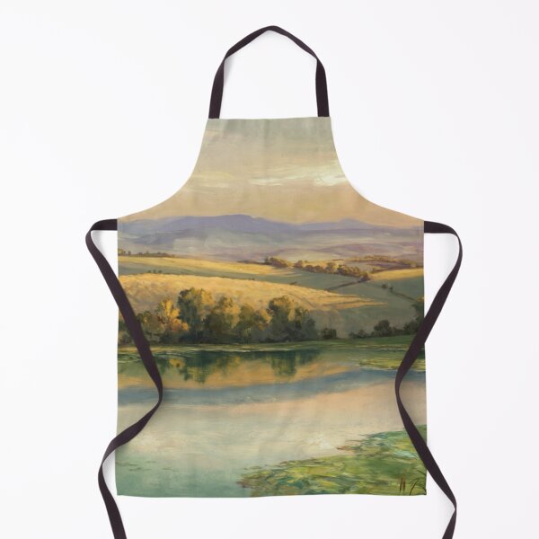 Item preview, French Idyllic Countryside Landscape at Dawn. Art By Carraann designed and sold by CARRAANN.