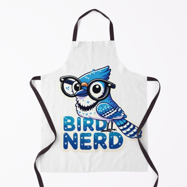 Item preview, Bird Nerd Blue Jay with glasses designed and sold by BrinaandPops.