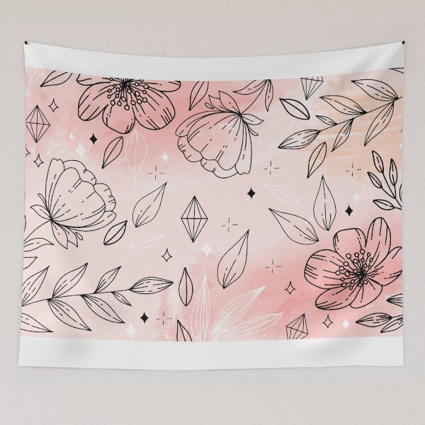 Item preview, Pink Flower Background designed and sold by TrueMotion.