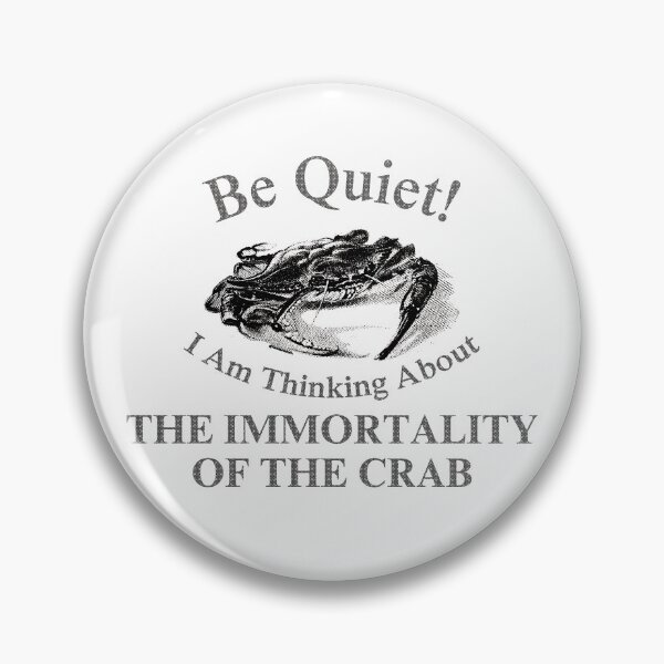 Item preview, thinks about carcinization in silence designed and sold by funsizedshark.