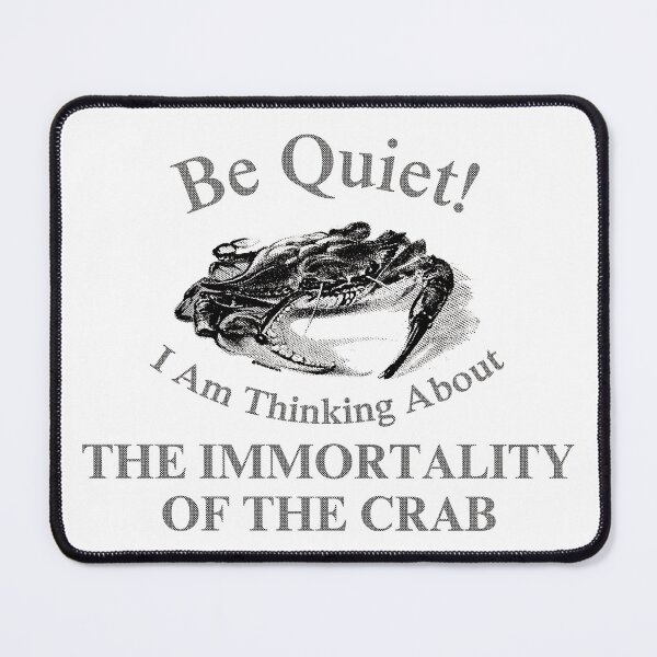 Item preview, thinks about carcinization in silence designed and sold by funsizedshark.