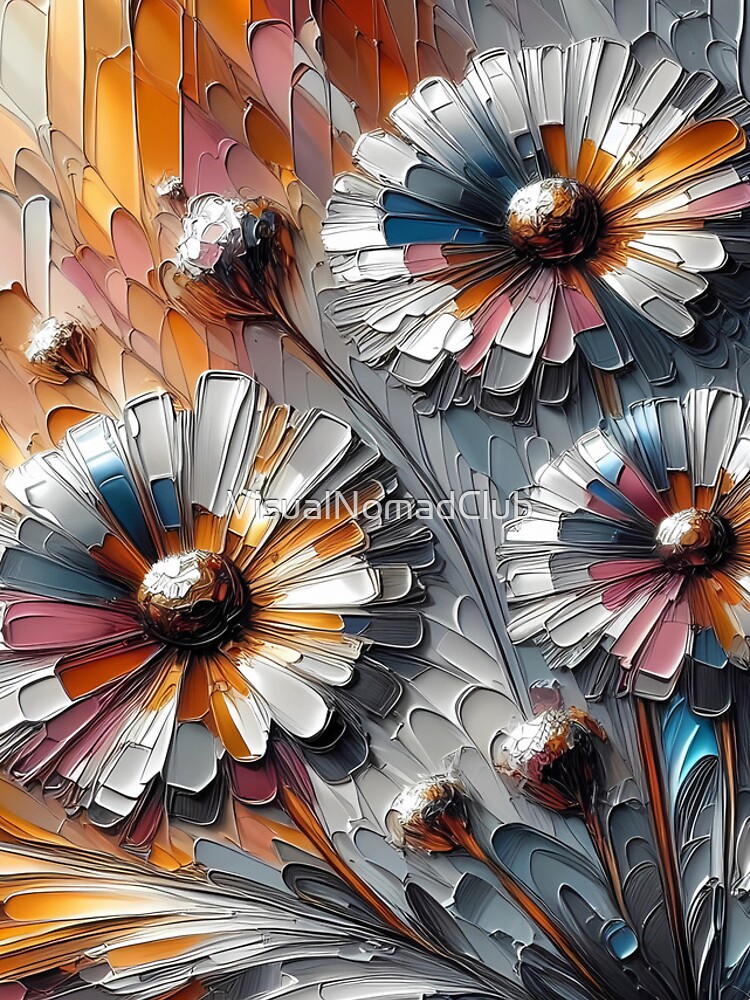 Thumbnail 4 of 4, iPhone Case, Metallic Flowers designed and sold by VisualNomadClub.
