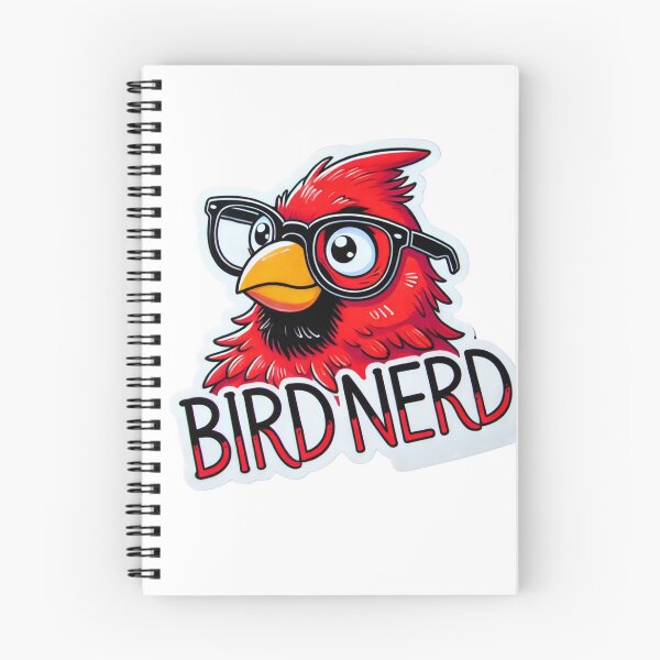 Item preview, Bird Nerd Red Cardinal with glasses designed and sold by BrinaandPops.