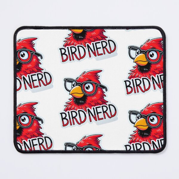 Item preview, Bird Nerd Red Cardinal with glasses designed and sold by BrinaandPops.