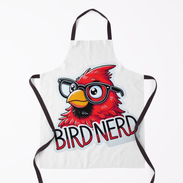 Item preview, Bird Nerd Red Cardinal with glasses designed and sold by BrinaandPops.
