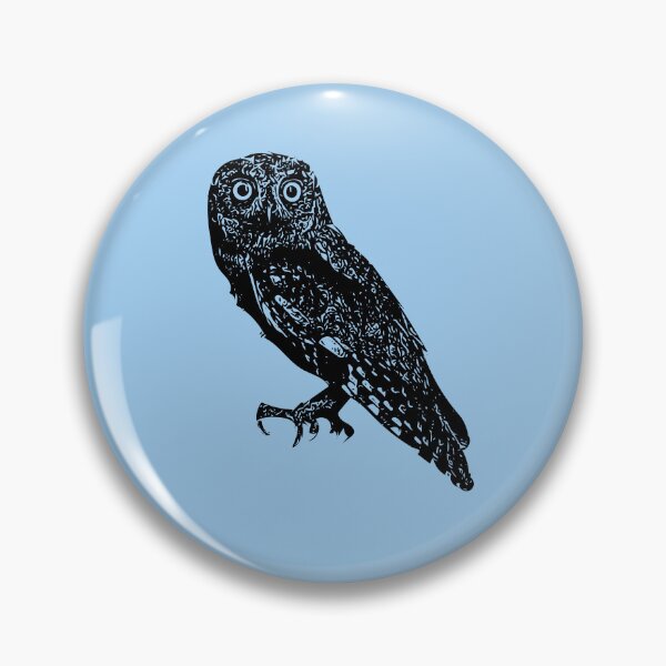 Item preview, Eurasian Scops-Owl Black Design  designed and sold by designsasstultd.