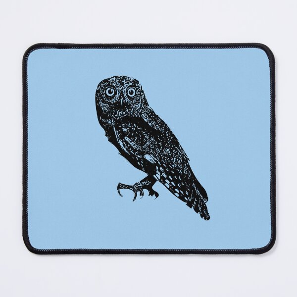 Item preview, Eurasian Scops-Owl Black Design designed and sold by designsasstultd.