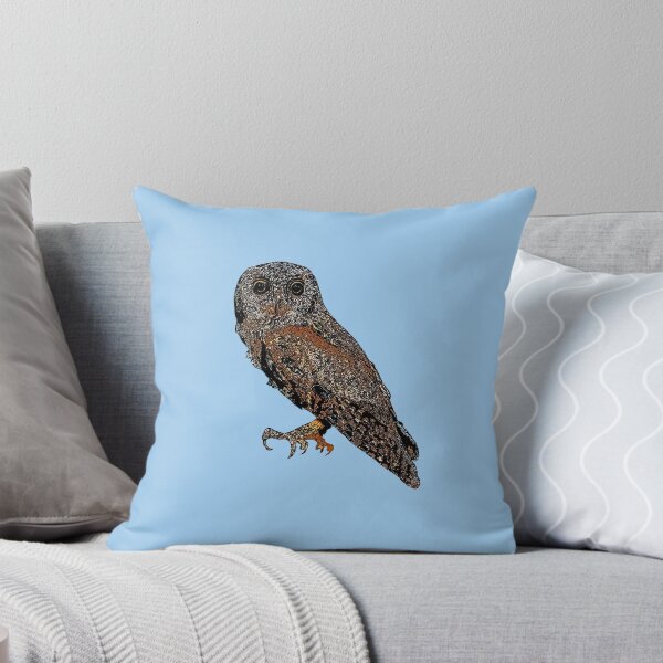 Item preview, Eurasian Scops-Owl Black Alternate Design  designed and sold by designsasstultd.