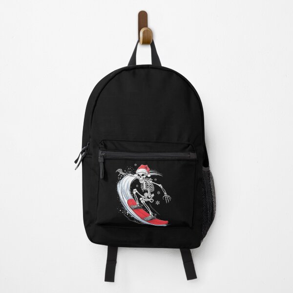 Item preview, Santa sceleton on snowboard designed and sold by Dot1001.
