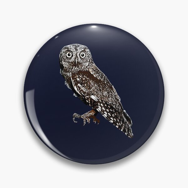 Item preview, Eurasian Scops-Owl White Alternate Design  designed and sold by designsasstultd.