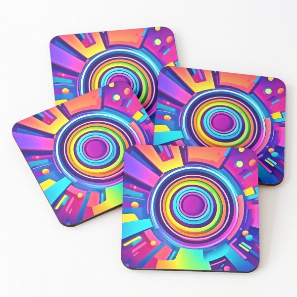 Item preview, Vibrant Psychedelic Vortex Art designed and sold by Health And Fitness Posts e-Store.