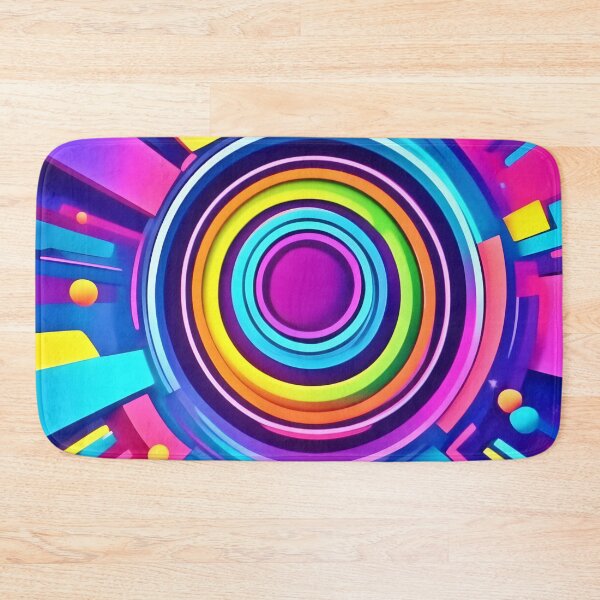Item preview, Vibrant Psychedelic Vortex Art designed and sold by Health And Fitness Posts e-Store.