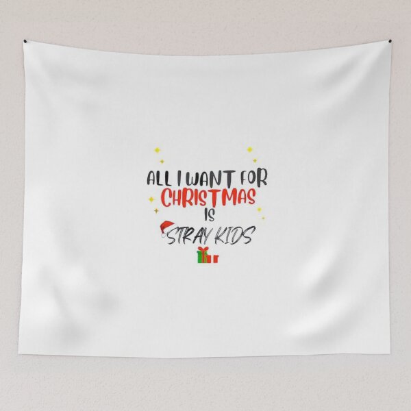 Item preview, All I want for Christmas is Stray Kids - 2025 kpop merry xmas and a happy new year ot8 boy group members fanart  designed and sold by Kpop-Noona.