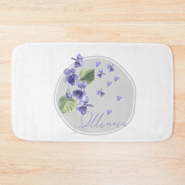 Artikelvorschau, Illinois State Flower Violet Klassisches T-Shirt Aufkleber entworfen und verkauft von ThinkNature!.