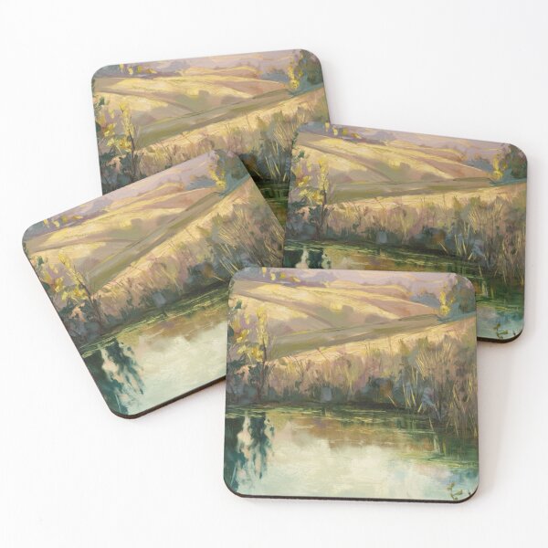 Item preview, Serene French Countryside Landscape at Dawn. Art By Carraann  designed and sold by CARRAANN.