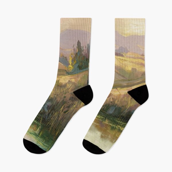 Item preview, Serene French Countryside Landscape at Dawn. Art By Carraann  designed and sold by CARRAANN.