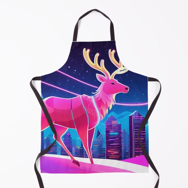 Item preview, Beautiful pink neon reindeer! designed and sold by Cookbeat.