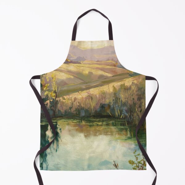 Item preview, Serene French Countryside Landscape at Dawn. Art By Carraann designed and sold by CARRAANN.