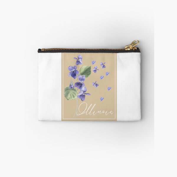 Artikelvorschau, Illinois State Flower Violet Klassisches T-Shirt Aufkleber entworfen und verkauft von ThinkNature!.