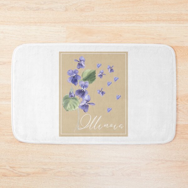 Artikelvorschau, Illinois State Flower Violet Klassisches T-Shirt Aufkleber entworfen und verkauft von ThinkNature!.