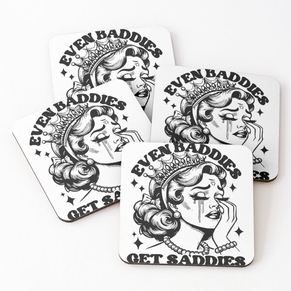 Item preview, Baddies get Saddies designed and sold by Morbidcupcake24.