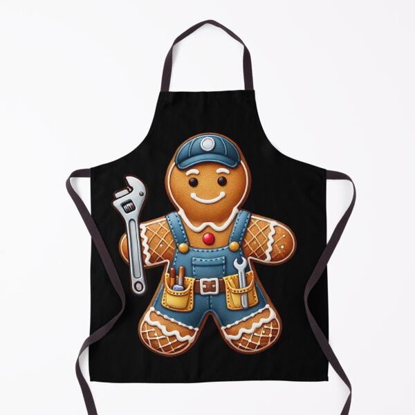 Item preview, Gingerbread Plumber Christmas T-Shirt – Festive Holiday Plumbing Design designed and sold by BlankCanvasHaHa.