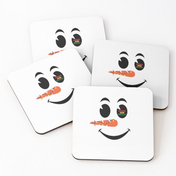 Item preview,  Frosty: A Snowman’s Cheerful Face Wrapped in Christmas Lights designed and sold by TeetasticBtque.