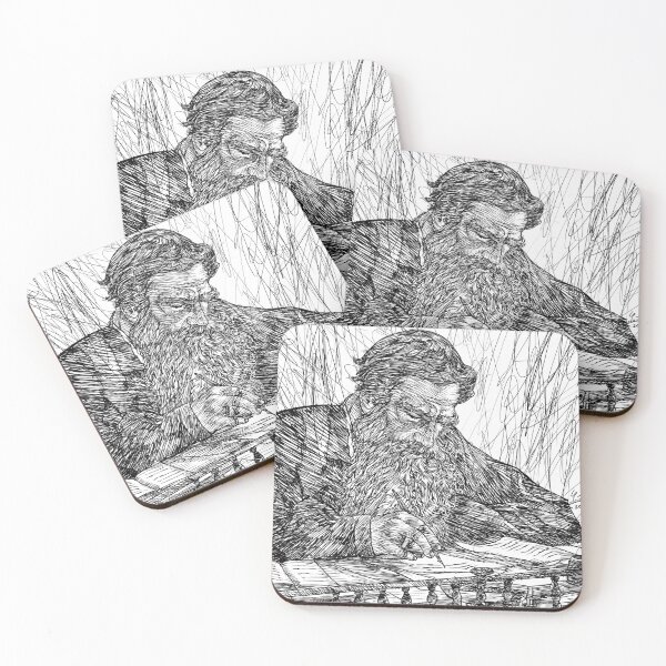 Item preview, LEO TOLSTOY ink portrait .6 designed and sold by lautir.