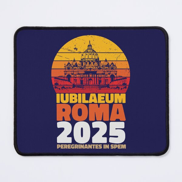 Item preview, Vintage Jubilee Rome 2025 Sunset T-Shirt – Iubilaeum Peregrinantes in Spem designed and sold by SignsOfJubilee.