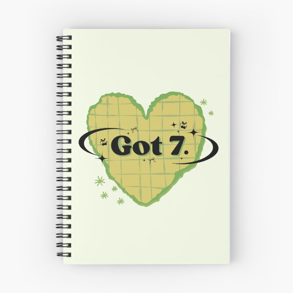 Item preview, GOT7 K-Pop Green Heart Scrapbook Design designed and sold by AJUNICE STUDIO.