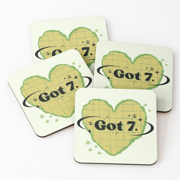 Item preview, GOT7 K-Pop Green Heart Scrapbook Design designed and sold by AJUNICE STUDIO.
