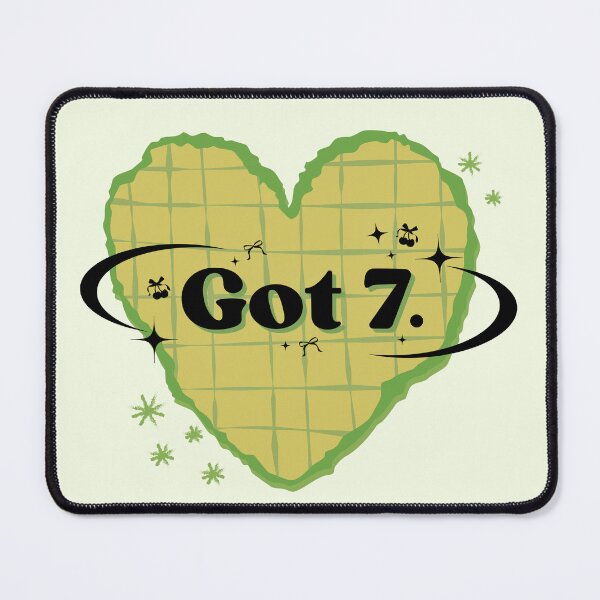 Item preview, GOT7 K-Pop Green Heart Scrapbook Design designed and sold by AJUNICE STUDIO.