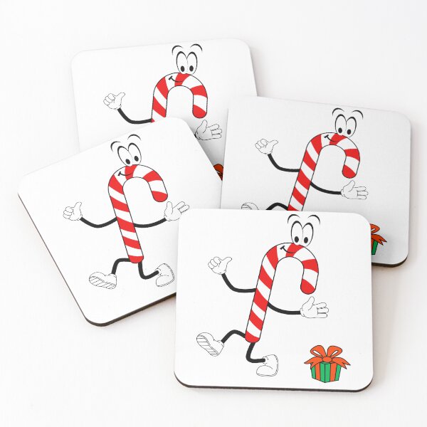Item preview, Cheerful Candy Cane whit Holiday Gift designed and sold by M-ROL-24.