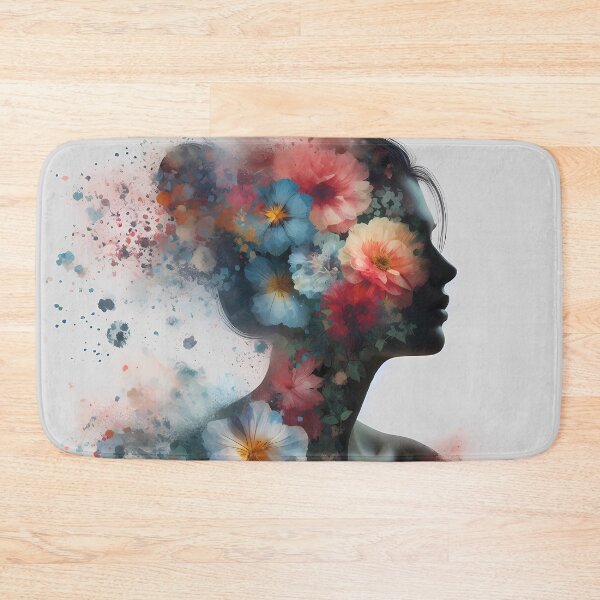 Item preview, Floral Portrait designed and sold by Visual Nomad Club.