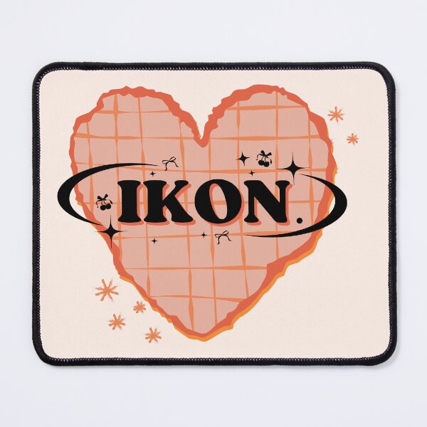 Item preview, iKON K-Pop Pink Peach Heart Scrapbook Design designed and sold by AJUNICE STUDIO.