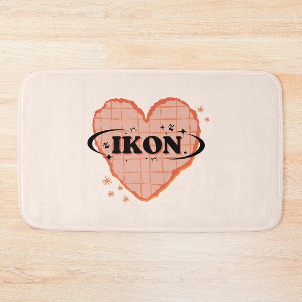Item preview, iKON K-Pop Pink Peach Heart Scrapbook Design designed and sold by AJUNICE STUDIO.