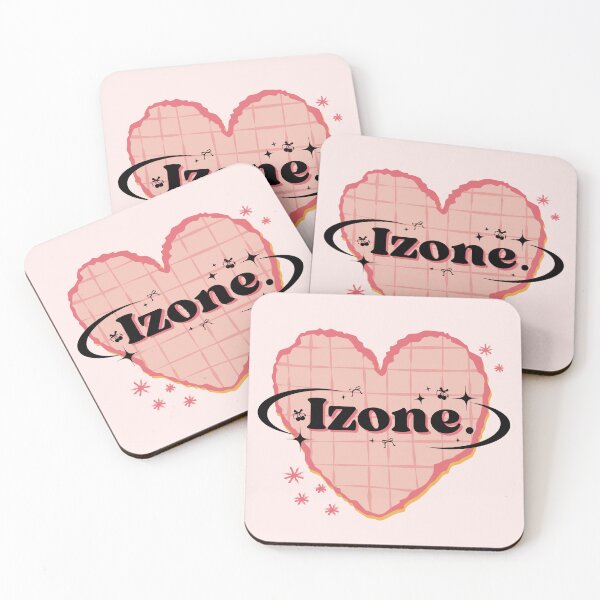 Item preview, IZ*ONE K-Pop Heart Scrapbook Design in Pink Peach designed and sold by AJUNICE STUDIO.