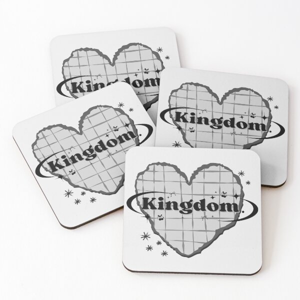 Item preview, KINGDOM K-Pop Black Heart Scrapbook Design designed and sold by AJUNICE STUDIO.
